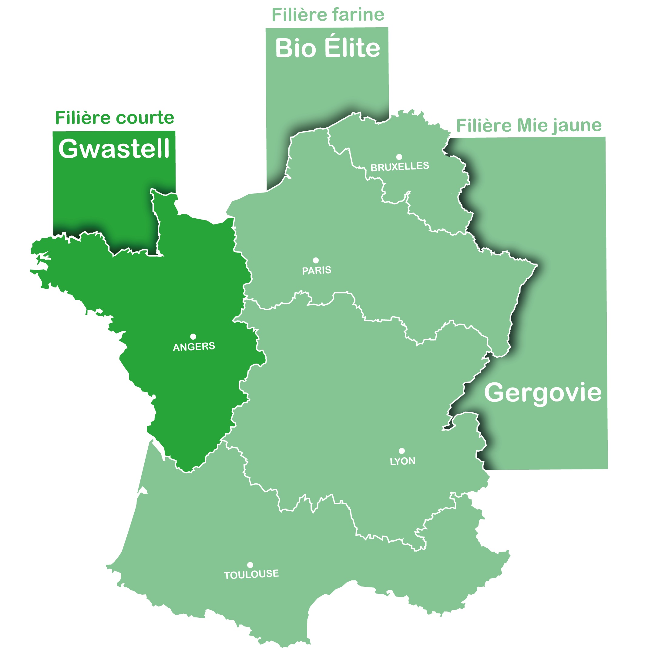 Carte de France BIO ELITE